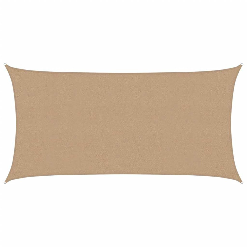 Attalus Rectangular Shade Sail, 4m x 2m, Brown