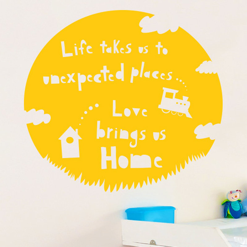 Wall Decal, Dark Yellow