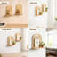 Ensemble de 2 tablettes murales en bois Boho, arc-en-ciel fait à la main arc-en-ciel