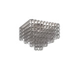 Minigiogali Ceiling Lamp 65Q White Glossy Chrome E26 Ul