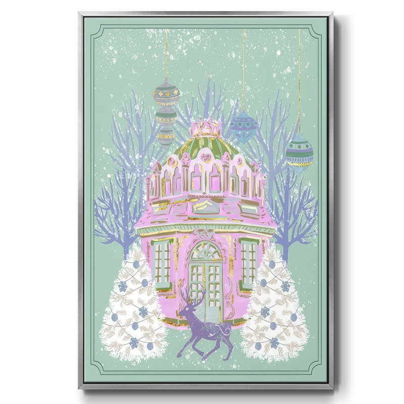 Winter Winter VI, Encadrement argenté, H 41 po x l 27 po x P 1,5 po