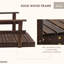 Pont de jardin en bois-95147242