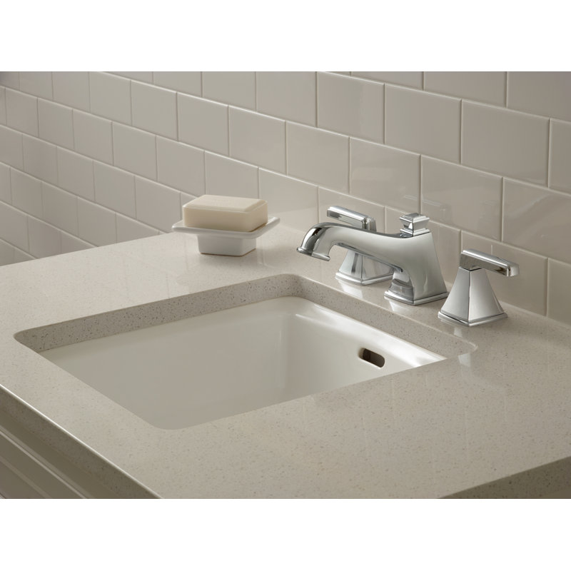 Connelly® Widespread Bathroom Faucet with Drain Assembly, Polished Chrome