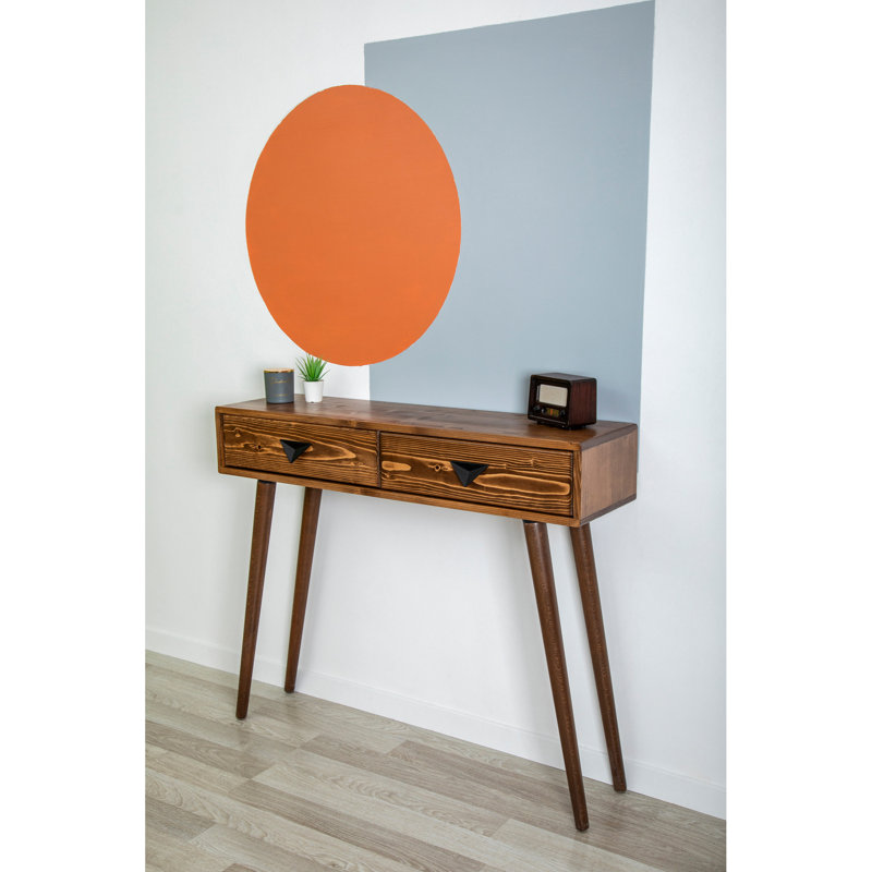 Emmie Console Table, Dark Brown