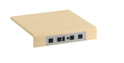 Tablette ajustable 17,38 po x 3,13 po pour meubles-lavabos sur mesure