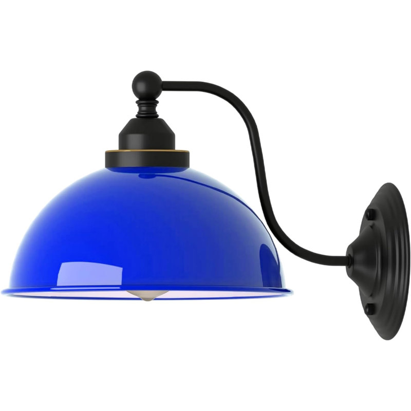 Armed Sconce, Navy Blue