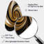 Catharine - art mural asymétrique en forme de spirale abstraite-109622620