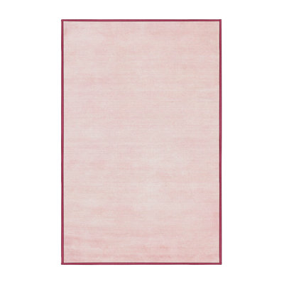 Tapis rose / blanc Aiyahna