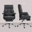 Fauteuil de direction, siège de bureau ergonomique en similicuir avec repose-pieds, fauteuil inclinable et pivotant-1199993309