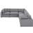 Bania Upholstered L-Shaped Sectional Symmetrical