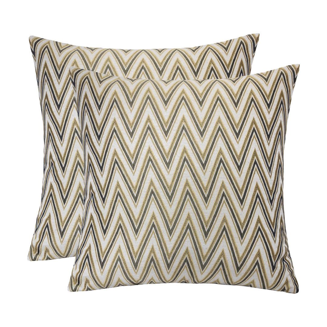 Chevron Throw Pillow (Set of 2) Homey Cozy 