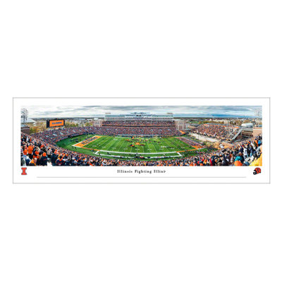 " Illinois Fighting Illini " by James Blakeway Print