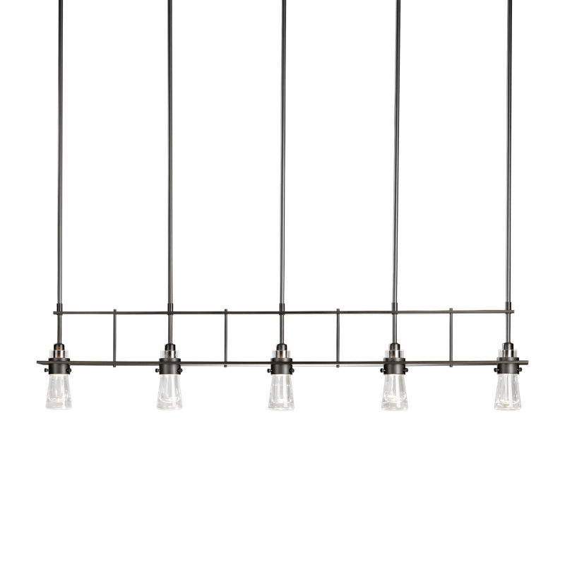 Erlenmeyer 5 - Light Kitchen Island Pendant, Dark Smoke
