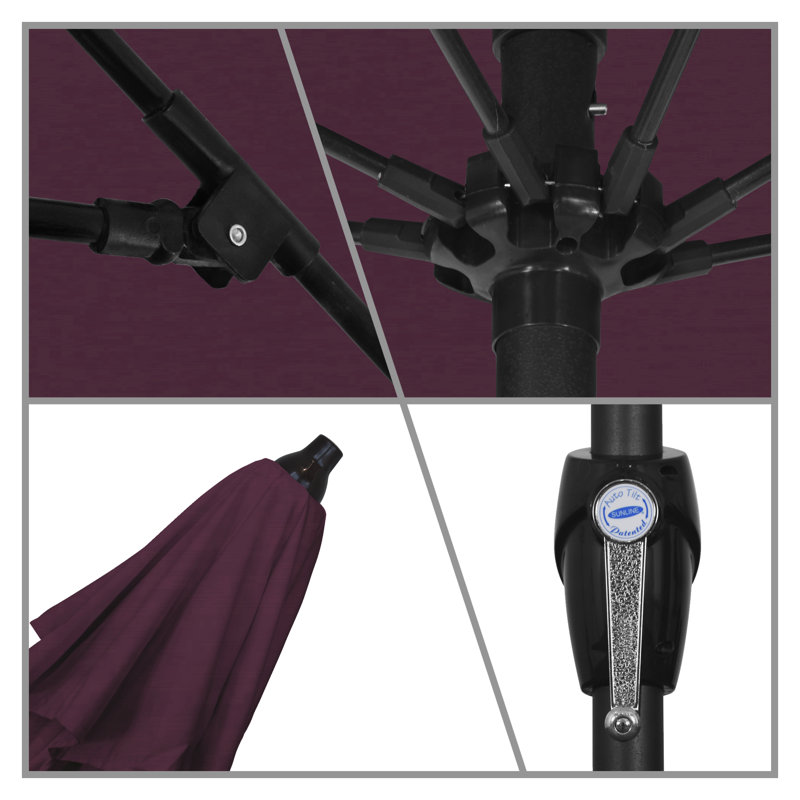 Parasol de marché 7,5 pi Simons, Performance mauve