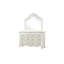 Commode à miroir Milan en bois blanc
