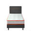 Matelas Matelas hybride Eurotop avec mousse viscoélastique gélifiée Isolation de mouvement et ressorts ensachés individuellement