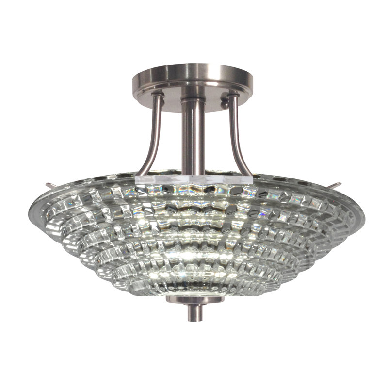 Wendy Crystal Semi Flush Mount