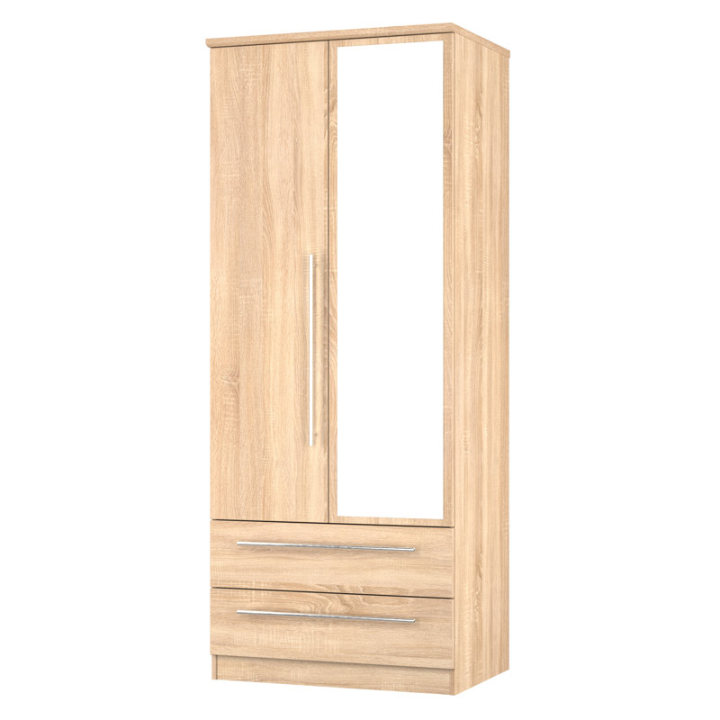 Taevyn Manufactured Wood Wardrobe, Oak