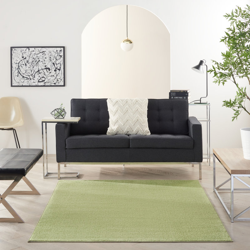 Tapis vert intérieur / extérieur Nourison Essentials, Rectangle 6 pi x 9 pi
