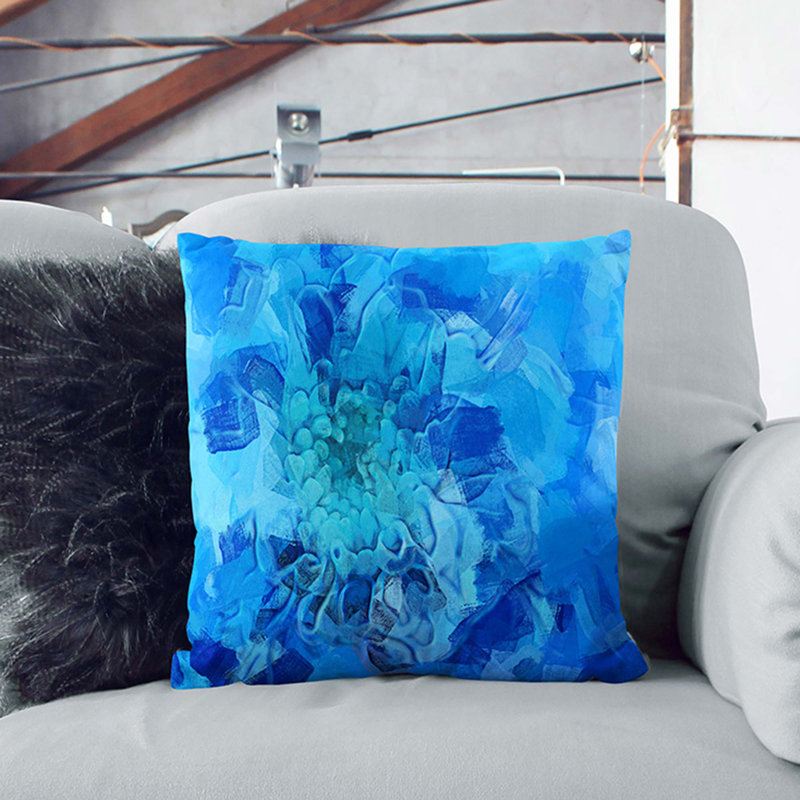 Square Throw Cushion, 40cm H x 40cm W x 15cm D