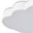 1-Cloud shaped white LED dimmable ceiling light