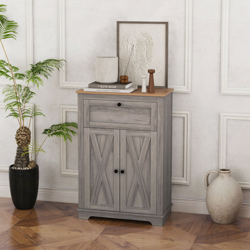 Harveyville 23.5'' Sideboard, Brown/Gray