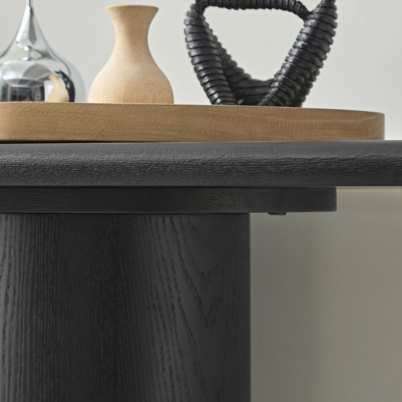 Console 66,93 "pour vestibule moderne, Noir