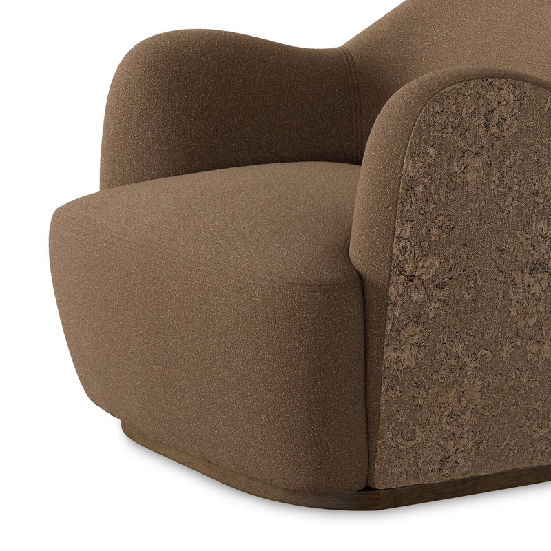 Julius Swivel Chair, Fallingbrook Cafe Polyester Blend
