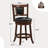 Acelee Swivel Upholstered Counter Stool with Solid Wood Frame-733383386-733383364