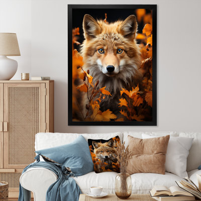 " Fox Portrait In Autumn I "