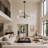 Cavedo 4 - Light Bedroom Steel Dimmable Sputnik Modern Linear Chandelier UL Certified-1887200598