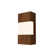 2 - Light LED Flush Mounted Sconce