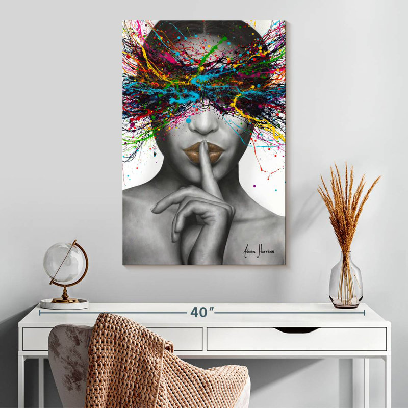 Leisha, sons du silence, H 30 po x l 20 po