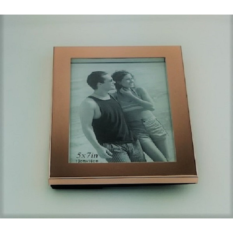 Cadre photo Litwin, 5 po x 7 po, Cuivre