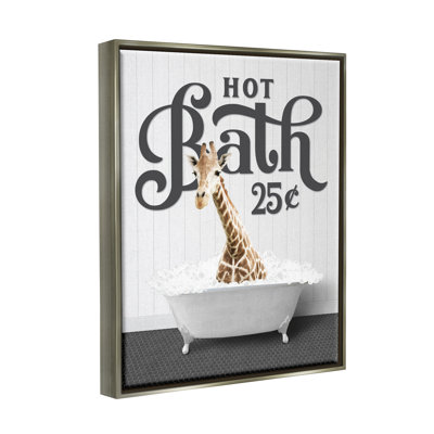 " Vintage Hot Bath Giraffe "