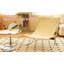 Chaise d'appoint moderne, chaise de salon avec structure en métal chromé, fauteuils rembourrés à coussin souple-82180872