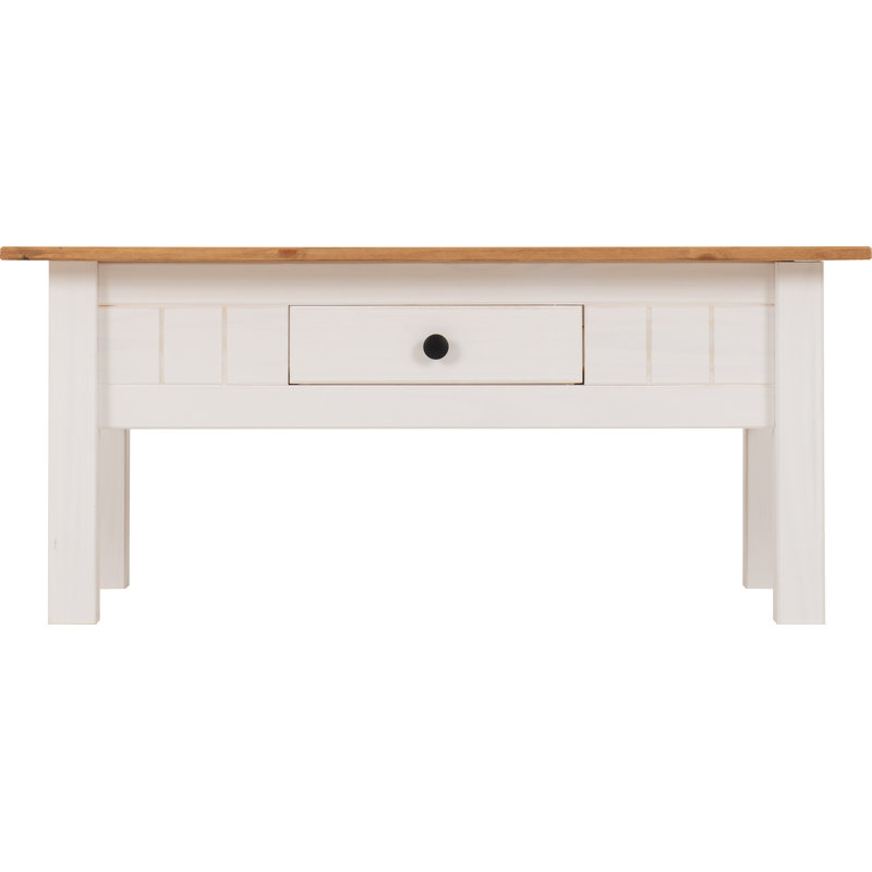 Amary Solid Wood Coffee Table with Storage