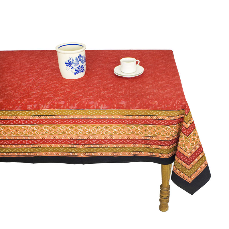 Calico Tablecloth, 90" W x 60" L