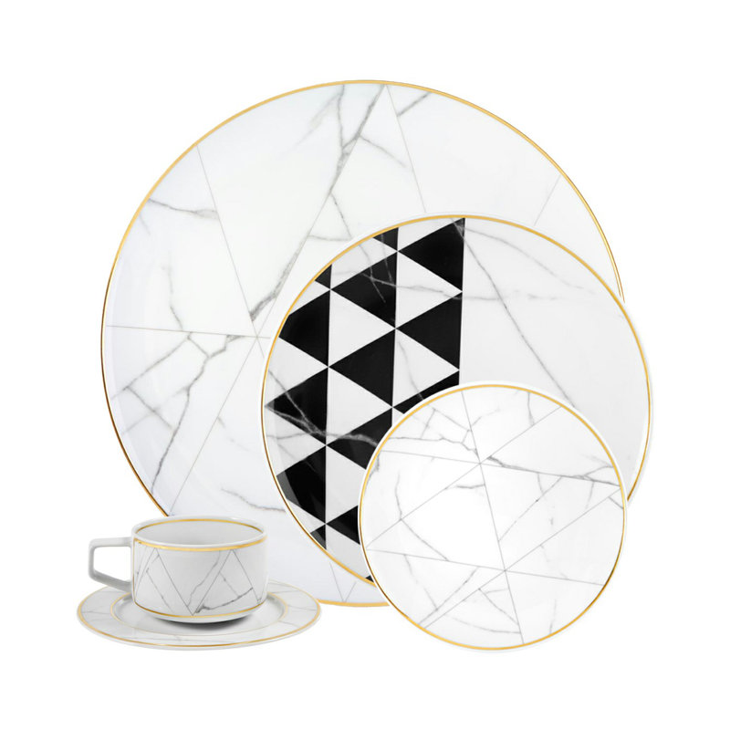 Piece Porcelain China Dinnerware Set