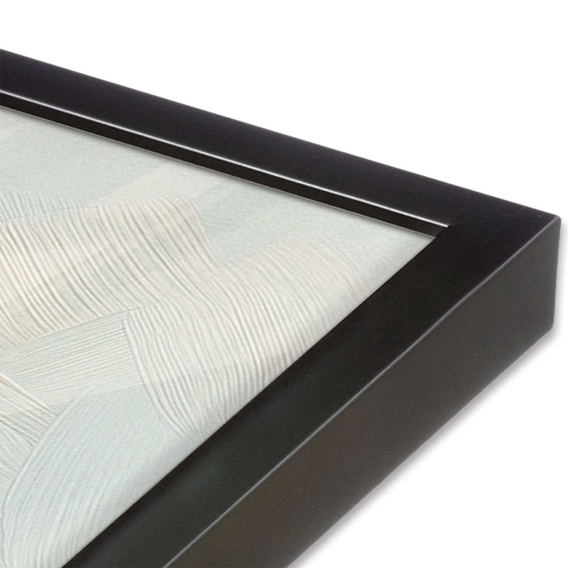 Ensemble de 2 pièces de sonate marine encadrée sur papier par Azure Artisanal Studio, Zinc patiné