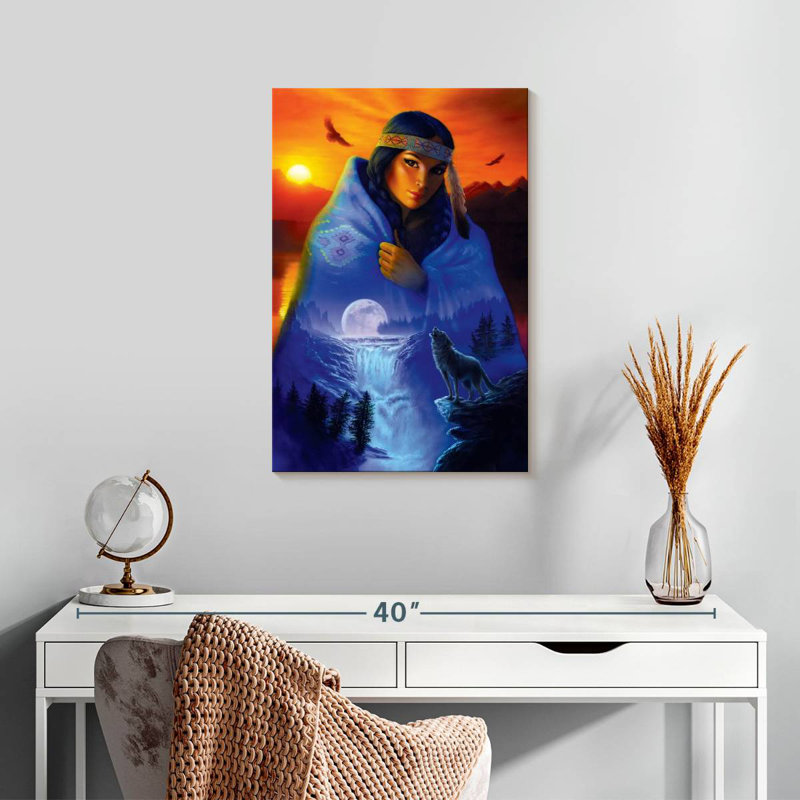 Portrait de Lelar Cape of Visions, H 24 po x l 16 po