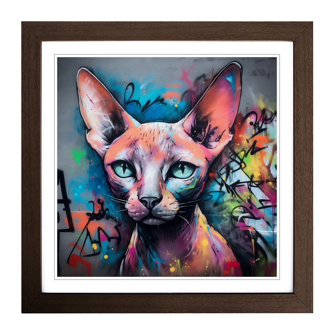 Sphynx Cat - Framed Print