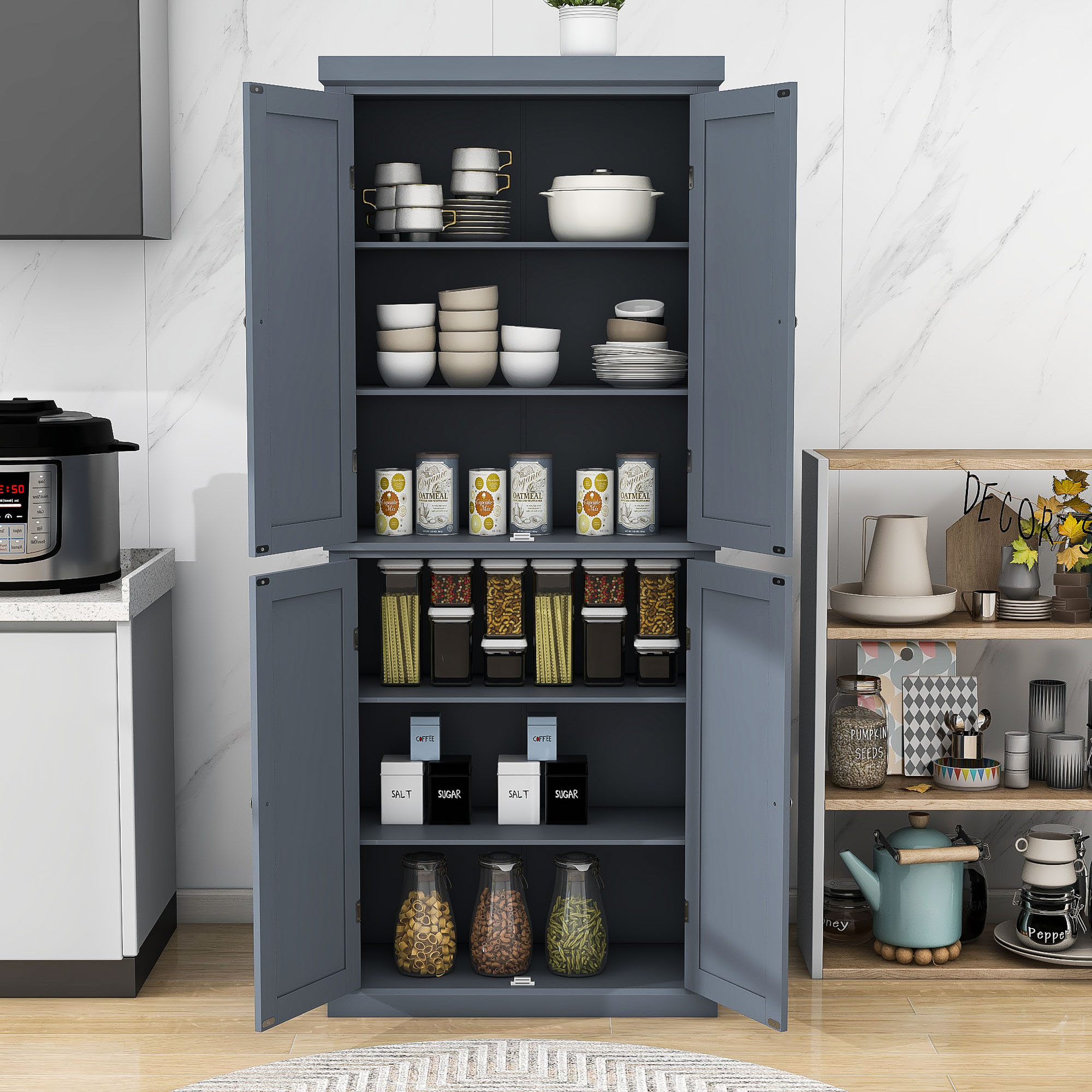 Lark Manor Alerah 71'' Kitchen Pantry & Reviews