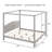 King Size Wood Canopy Bed-114229185