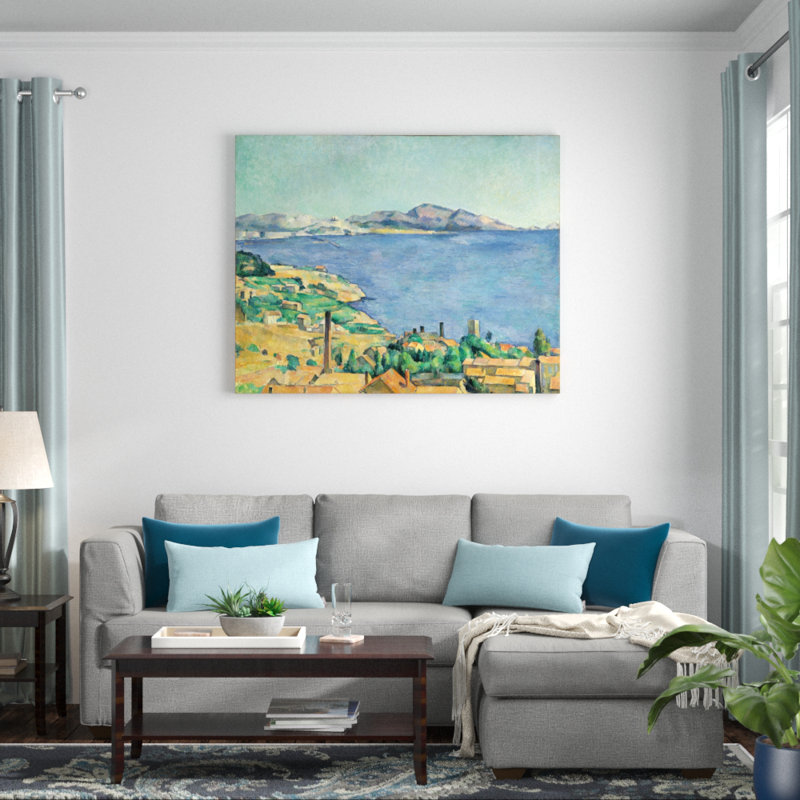 The Bay Of Marseille by Paul Cezanne - Wrapped Canvas Print, 101cm H x 127cm W
