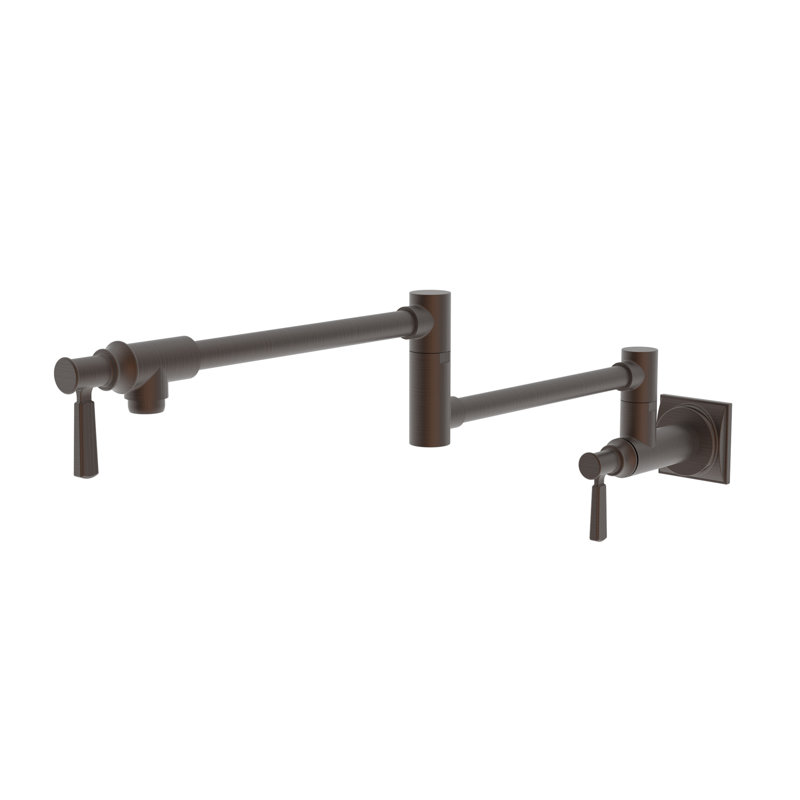 Adams Wall Mount Pot Filler, English Bronze