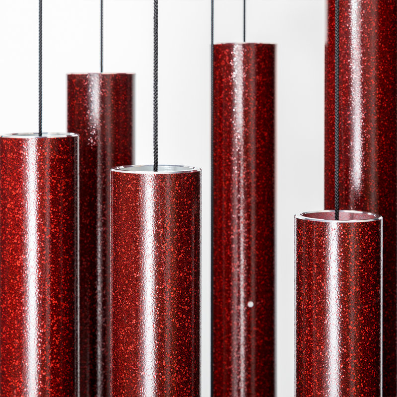 Ruby Splash 56" Aluminum Wind Chime for Outdoor Decor