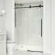Elan E-Class 44-48" W x 76" H Sliding Frameless Shower Door with 3/8" Clear Glass