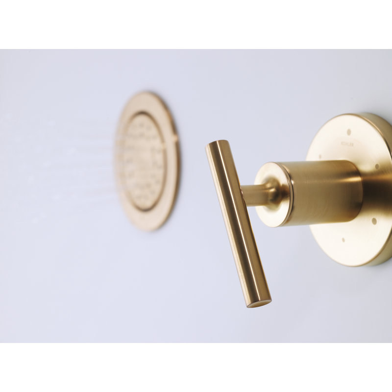 Purist Valve Trim with Lever Handle for Transfer Valve, Gold