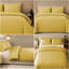 Microfiber Striped Duvet Cover Set-125374636